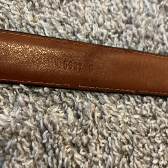 Men’s L’Alglon Full Grain Cowhide size 42 Leather Embossed Brown‎ Belt - Picture 14 of 16